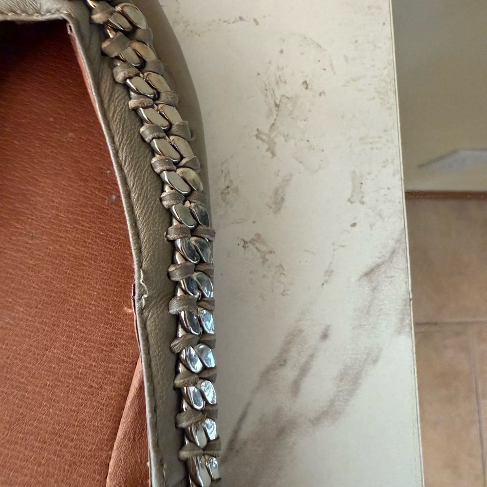 Jeffrey Campbell Ibiza Flats, Green-Beige, Size 10, GUC - Picture 12 of 14